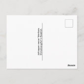 ヴィンテージスウェーデンフクロウ&キッズジュルクラペンクリスマス ポストカード (裏面)