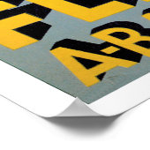 ヴィンテージスウェーデン航空(ABA)旅行広告 ポスター (角)