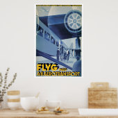 ヴィンテージスウェーデン航空(ABA)旅行広告 ポスター (キッチン)