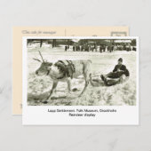 ヴィンテージスウェーデン、ラップ集落、フォーク博物館、 ポストカード (正面/裏面)