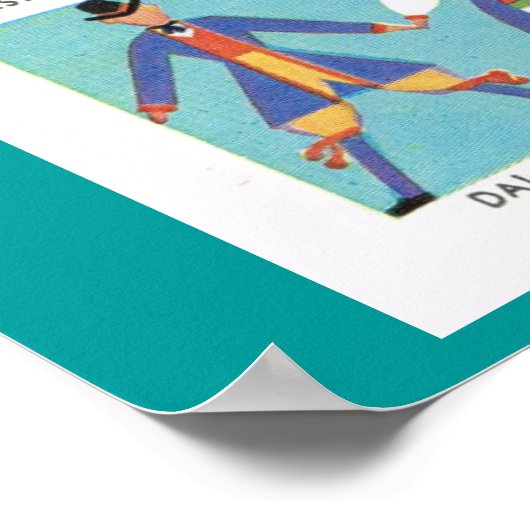 ヴィンテージスウェ伝統的ーデン、地域コスチューム1 ポスター (角)