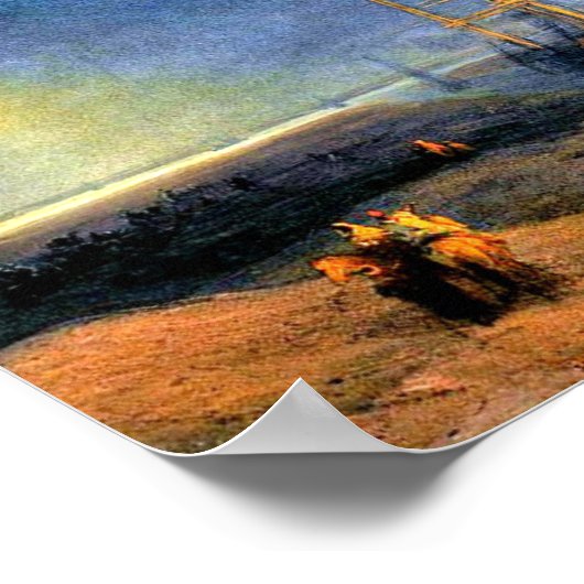 ヴィンテージスエズカナルバイイヴァンアイヴァゾフスキー ポスター (角)