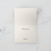 ヴィンテージスエレガントワンサンキューノートカード サンキューカード (内部)