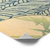 ヴィンテージスカイウォーターカラーアート ポスター (角)