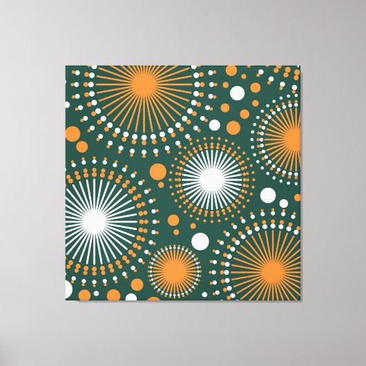 ヴィンテージスカイジョイfireworksフェスタ キャンバスプリント (正面)