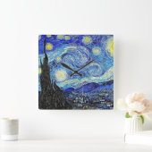 ヴィンテージスカイナイトスタリーナイト スクエア壁時計 (ホーム)