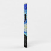 ヴィンテージスカイナイトスターリーナイトラゲッジタグ Case-Mate iPhoneケース (裏面/右)