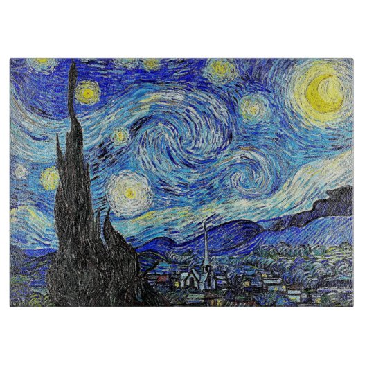 ヴィンテージスカイナイトスターリーナイト カッティングボード (正面)