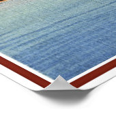 ヴィンテージスカイラインからハーバー、バッファローNY ポスター (角)