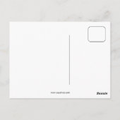 ヴィンテージスカイラインからハーバー、バッファローNY ポストカード (裏面)