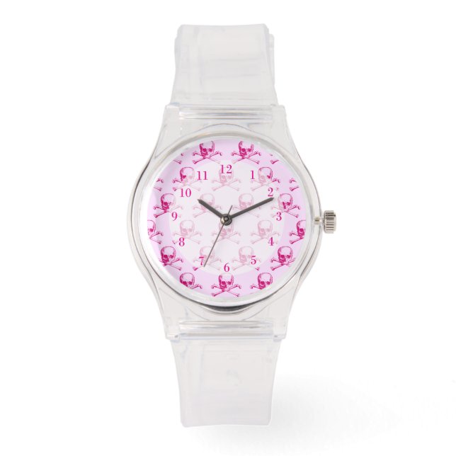 ヴィンテージスカルとクロスボーン 腕時計 (正面)