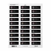 ヴィンテージスカルとバララベル ラベル (フルシート)