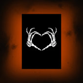 ヴィンテージスカルゴシック様式の不気味なハロウィーン 招待状