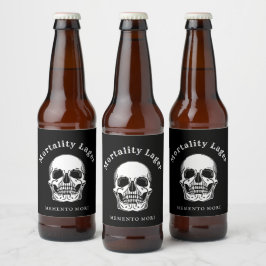 ヴィンテージスカル不気味ハロウィーン ビールラベル