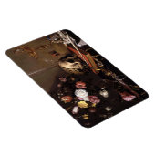 ヴィンテージスカル及びバラ磁石 マグネット (右側)