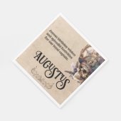 ヴィンテージスカル海賊版テーマ スタンダードランチョンナプキン (角)