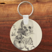 ヴィンテージスカル キーホルダー (正面)