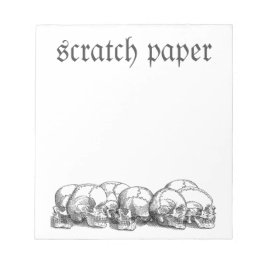 ヴィンテージスカル ノートパッド