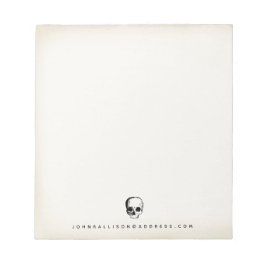 ヴィンテージスカル ノートパッド