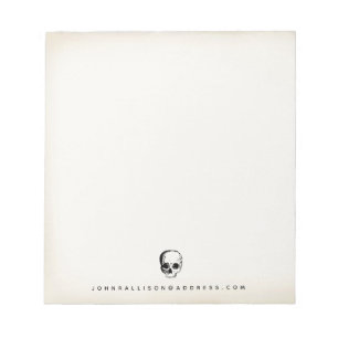 ヴィンテージスカル ノートパッド