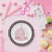 ヴィンテージスカル |ハロウィーン薬局 ペーパープレート (パーティー)