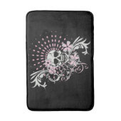 ヴィンテージスカル バスマット (正面縦)