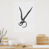 ヴィンテージスカル ポスター (キッチン)