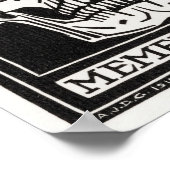 ヴィンテージスカル ポスター (角)