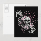 ヴィンテージスカル ポストカード (正面/裏面)