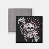 ヴィンテージスカル マグネット (正面/裏面)