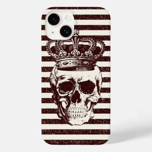 ヴィンテージスカル Case-Mate iPhoneケース (裏面)