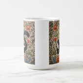 ヴィンテージスカンクウィリアムインスパイアモリス コーヒーマグカップ (中央)