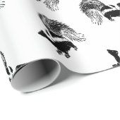 ヴィンテージスカンクカスタムパターン背景色 ラッピングペーパー (ロールコーナー)