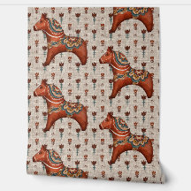 ヴィンテージスカンジナビアフォークアートダラホース