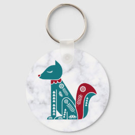 ヴィンテージスカンジナビアリスオンマーブル キーホルダー