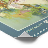 ヴィンテージスカンジナビア旅行広告 ポスター (角)