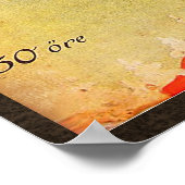 ヴィンテージスカンジナビア葉巻Ad ポスター (角)