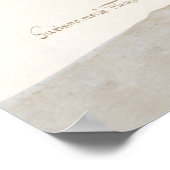 ヴィンテージスカーレットイビスイラストレーション ポスター (角)