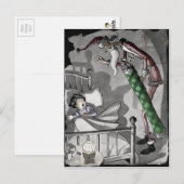 ヴィンテージスキニーサンタクリスマスポストカード ポストカード (正面/裏面)