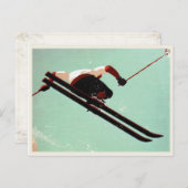 ヴィンテージスキバムプリント付きポストカード ポストカード (正面/裏面)