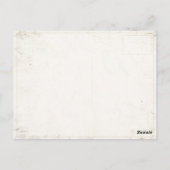 ヴィンテージスキバムプリント付きポストカード ポストカード (裏面)