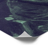 ヴィンテージスキューバダイバー工業用溶接水中 ポスター (角)