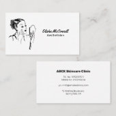 ヴィンテージスキンケアエステティシャン 名刺 (正面/裏面)