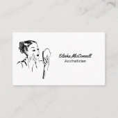 ヴィンテージスキンケアエステティシャン 名刺 (正面)