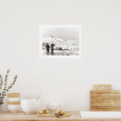 ヴィンテージスキーイメージ、セキュリティパトロール ポスター (キッチン)