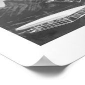 ヴィンテージスキーイメージ,フィニッシュの最終レース ポスター (角)