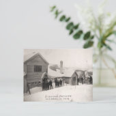 ヴィンテージスキーイメージ，学生スポーツセンター ポストカード (スタンド正面)