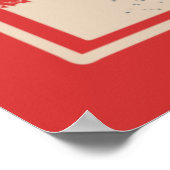 ヴィンテージスキーケベックリゾートモンオリジナル ポスター (角)