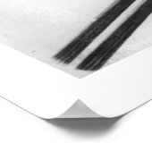 ヴィンテージスキージャンプ保ング ポスター (角)