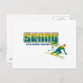 ヴィンテージスキースタイル ポストカード (正面/裏面)